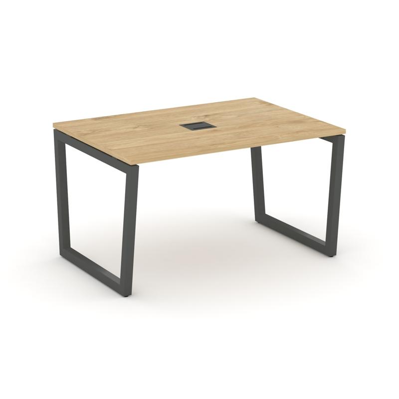 Style Project Стол переговорный SN-5T2.SPRG-002 Тиквуд Светлый/Металл Антрацит/Заглушка Металл Антра