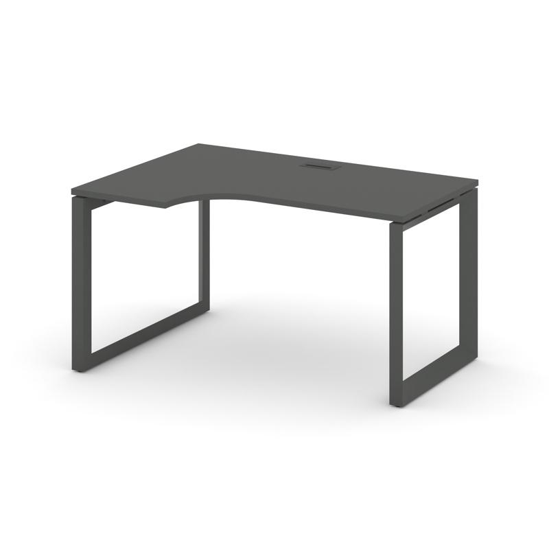Style Project Стол рабочий эргономичный SN-59O.SPA-022(L) Антрацит/Металл Антрацит/Черный Заглушка 1