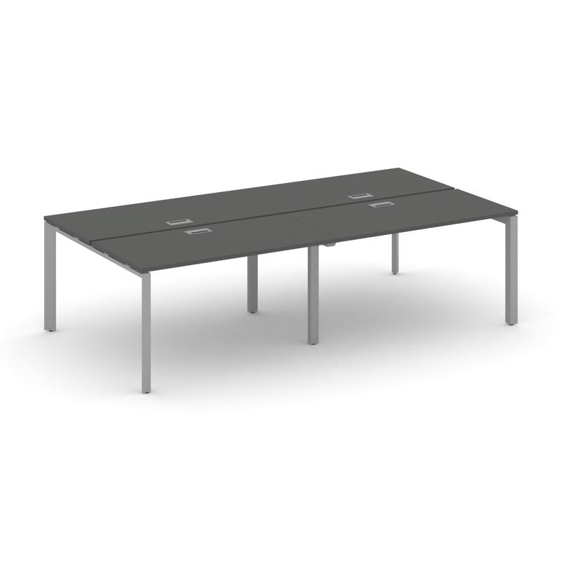 Стайл Проджект Рабочая станция двухсторонняя SN-59P.DRS-031 Антрацит/Металл Серый/Серебро Заглушка 1