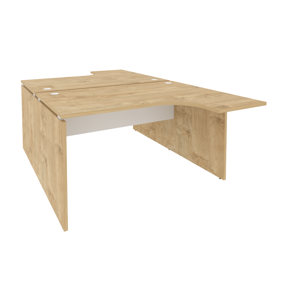 Оникс Рабочая станция O.D.SA-3 Тиквуд Светлый/Белый Бриллиант 1380*2395*750 (1635/460)