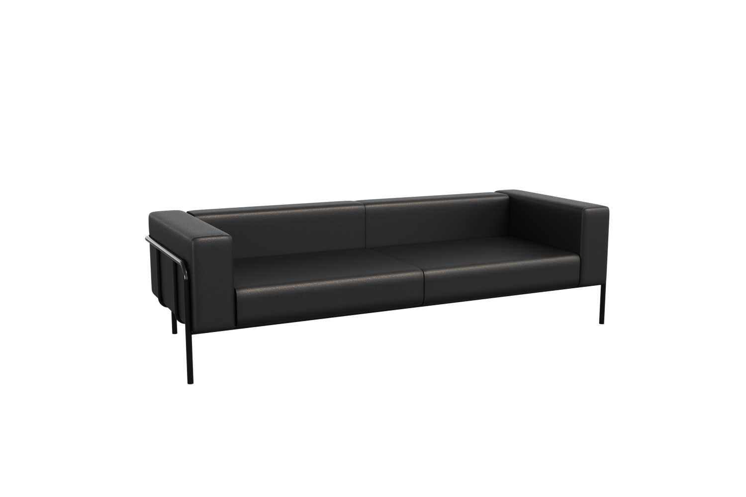 Флекс Диван трехместный FLX-3 Santorini 0401/Металл Черный 2100*915*690