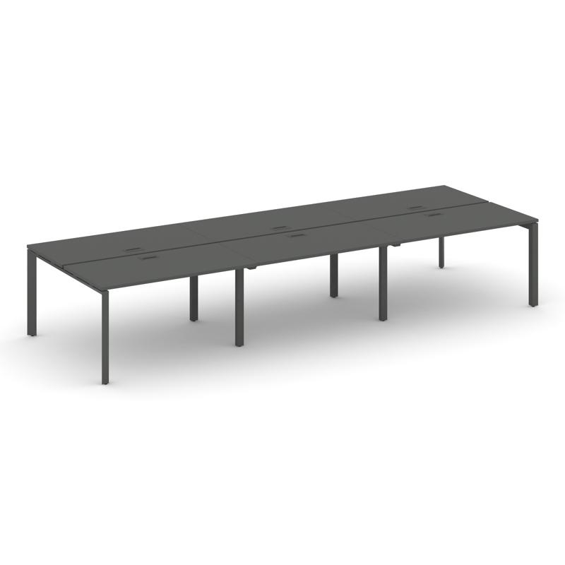 Стайл Проджект Рабочая станция двухсторонняя SN-59P.DRS-061 Антрацит/Металл Антрацит/Черный Заглушка