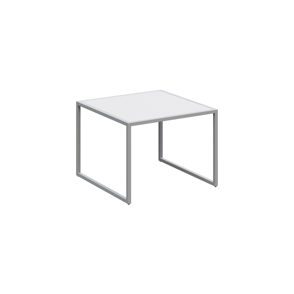 Next Столик малый NLT.SM Снежная Патина/Металл Серый 600*600*430