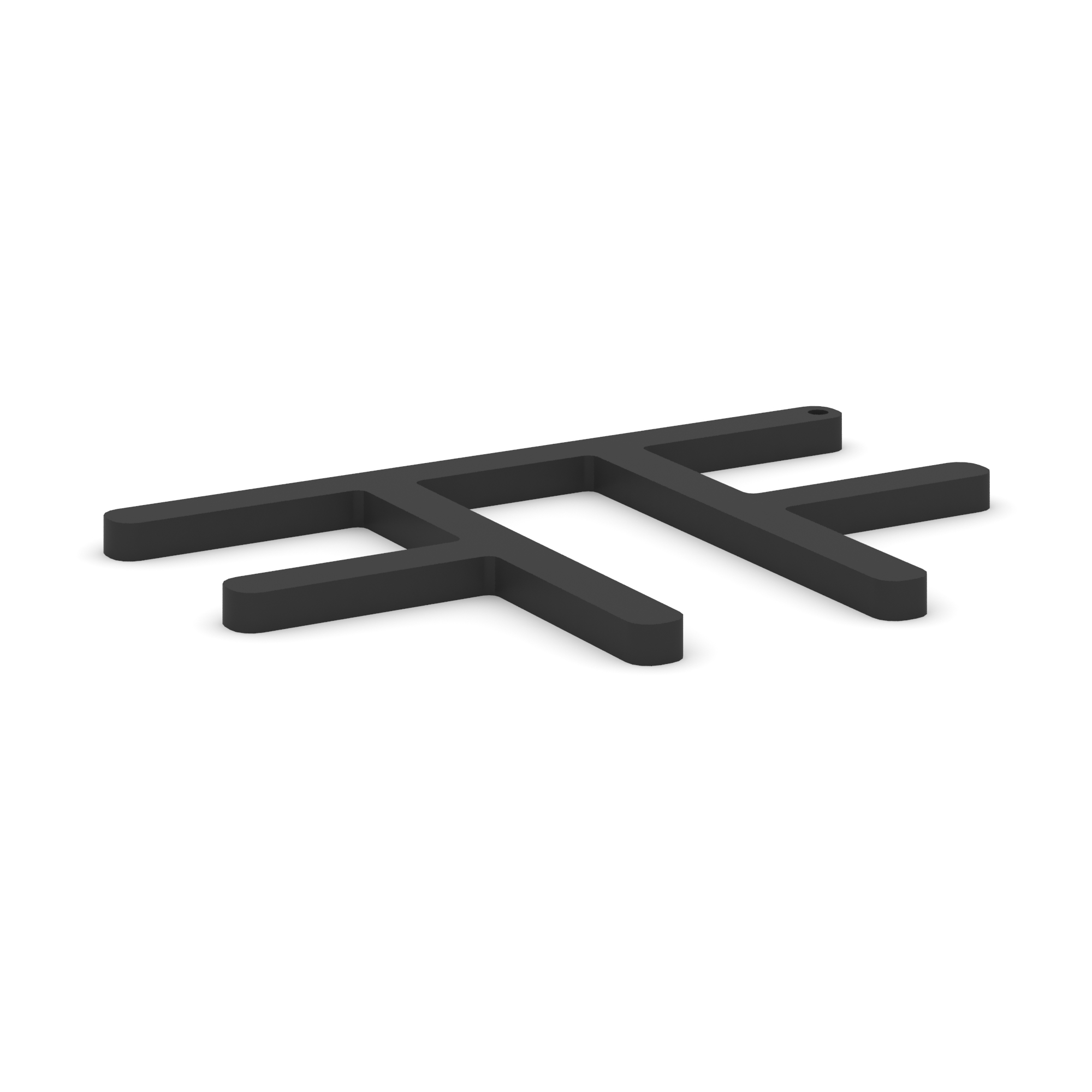 Concept Соединитель T-образный для бенча - 1шт CN.S-TOB-TI Металл Черный 79*53*2