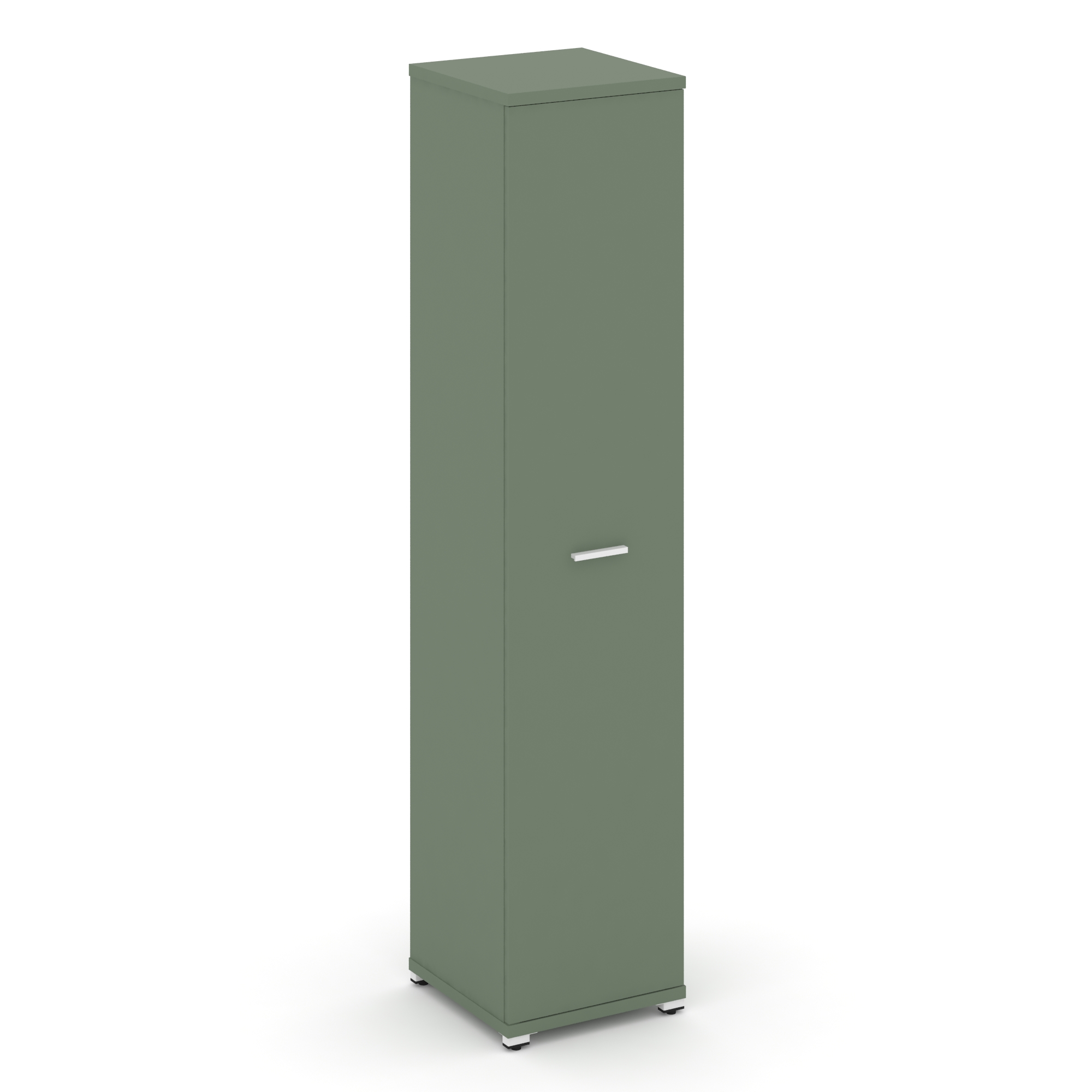 Концепт Шкаф 1 узкая секция, 5 ниш CN.STU-518 W Кобо/Металл Белый 420*420*1922