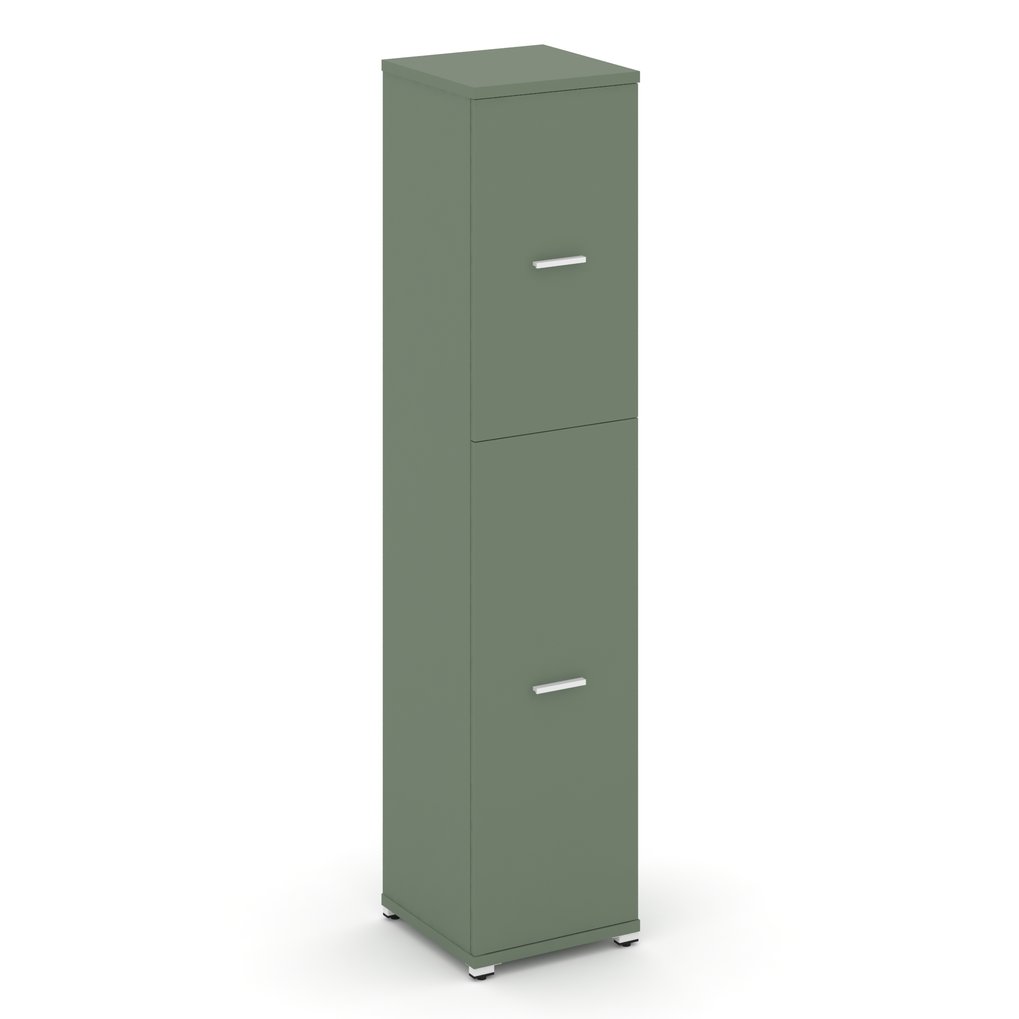 Концепт Шкаф 1 узкая секция, 5 ниш CN.STU-515 W Кобо/Металл Белый 420*420*1922