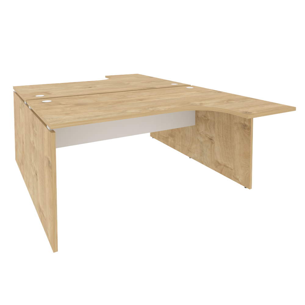 Оникс Рабочая станция O.D.SA-4 Тиквуд Светлый/Белый Бриллиант 1580*2395*750 (1635/460)