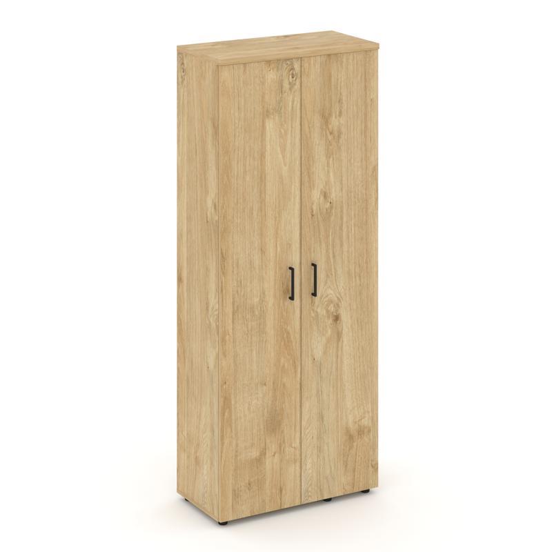 Style Project Гардероб широкий неглуб. SN.GB-003 Тиквуд Светлый/Черный Ручки 796*400*1982