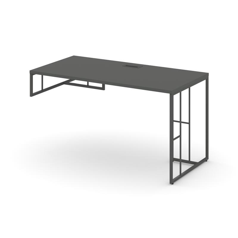 Rift Стол письменный для опорной тумбы левый RF.SPOT-003 (L) Антрацит NEW/Металл Антрацит 1380*600*7