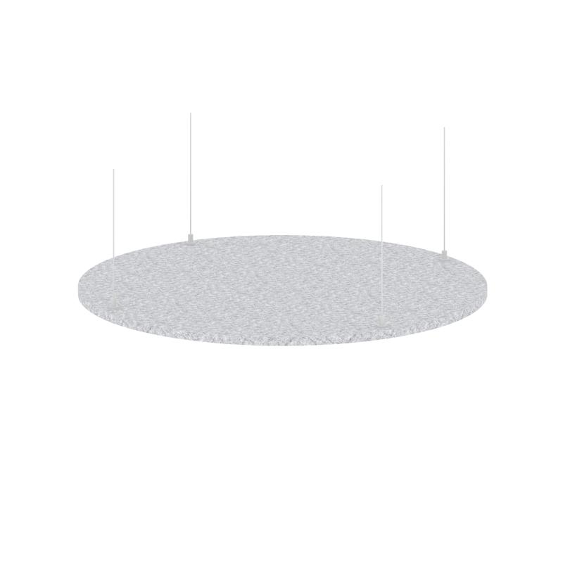 AcustiX Потолочная панель круглая VE.PP-KR-400 AK04 Серый Ледник 400*400*12