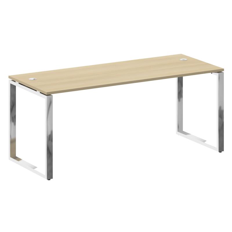 Метал Систем Директ Стол рабочий руковод. О-обр. м/к БО.СРР-5.7 Акация Лорка/Нержавеющая Сталь 1800*