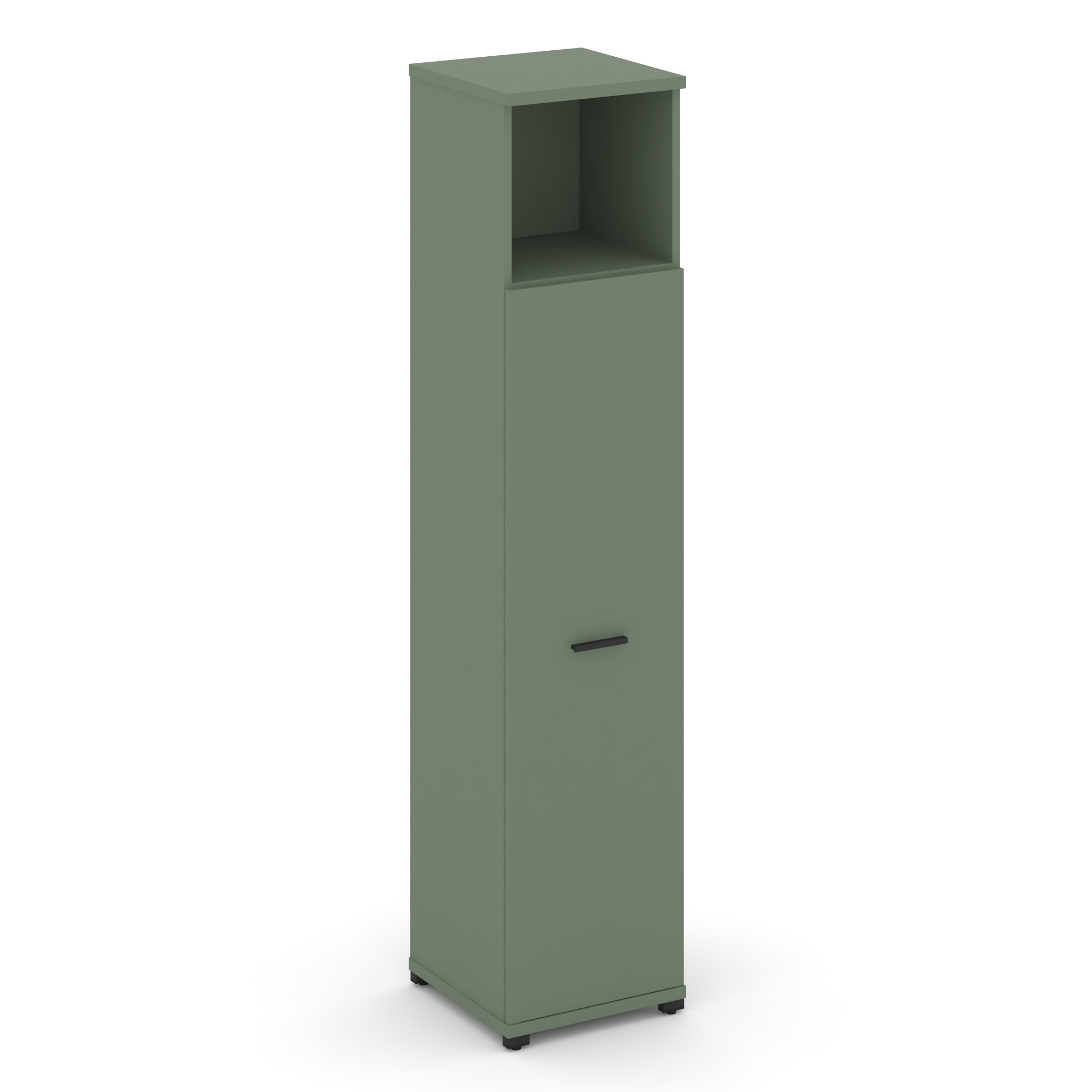 Концепт Шкаф 1 узкая секция, 5 ниш CN.STU-516 B Кобо/Металл Черный 420*420*1922