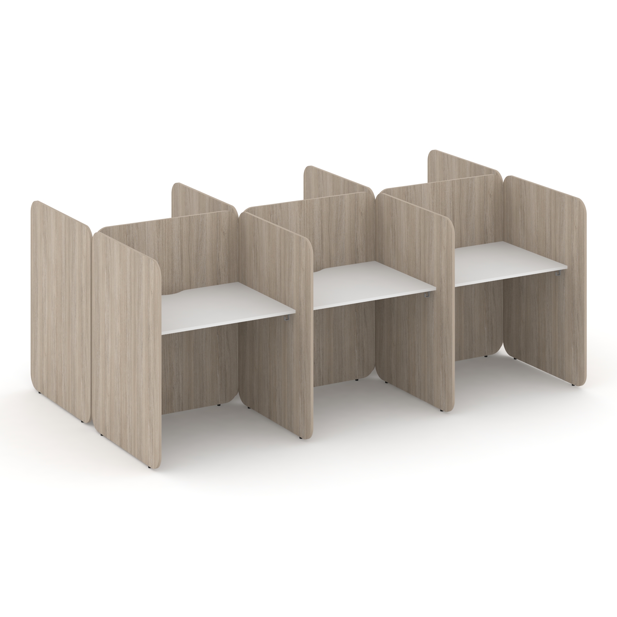 Bell Комплект №6 KCB.K-006 Белый Бриллиант/Дуб Аттик 2412*1800*1200