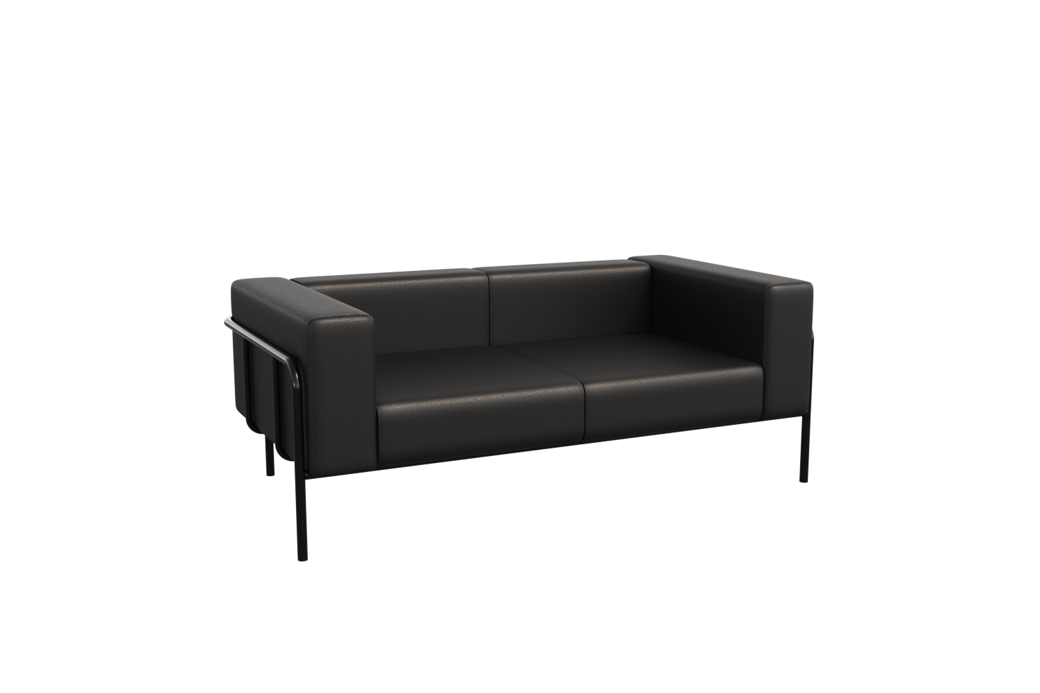 Флекс Диван двухместный FLX-2 Santorini 0401/Металл Черный 1750*915*690