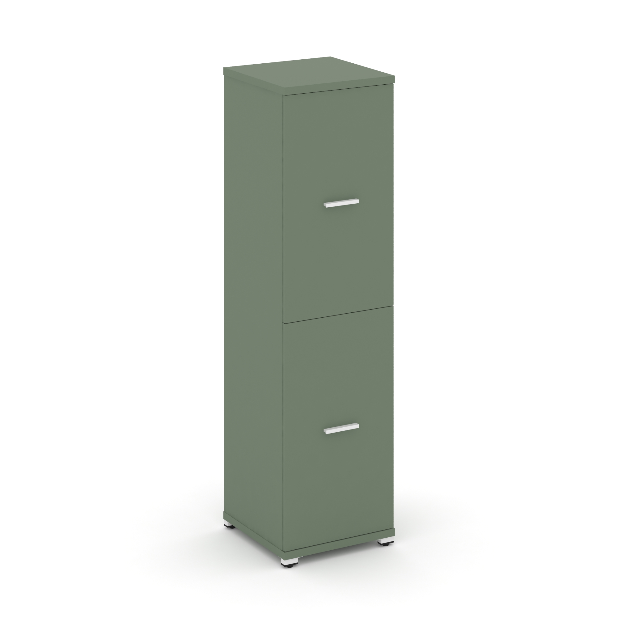 Концепт Шкаф 1 узкая секция, 4 ниши CN.STU-412 W Кобо/Металл Белый 420*420*1554