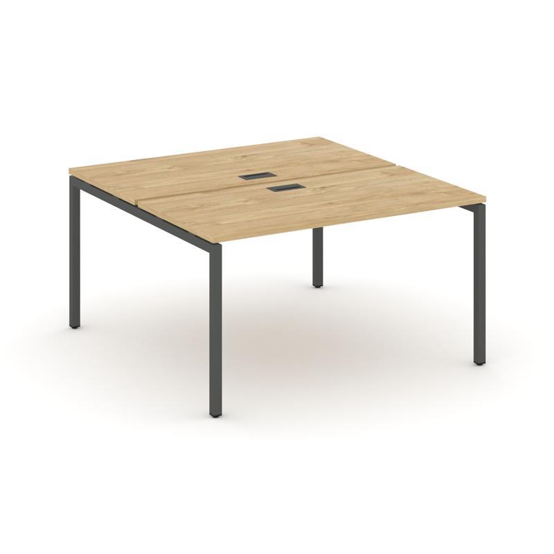 Style Project Рабочая станция 2-х сторон. SN-4P.DRS-001 Тиквуд Светлый/Металл Антрацит 980*1232*750