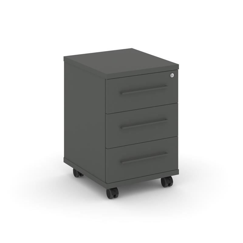 Rift Тумба мобильная усиленная RF.TM-002 Антрацит/Черный Ручки 416*460*615