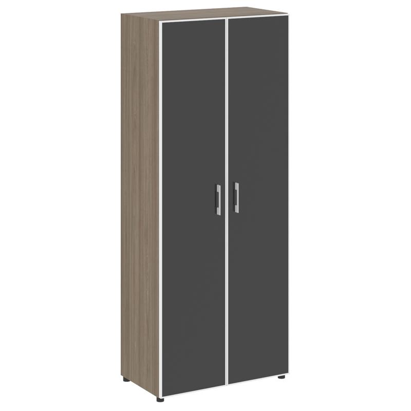 Ялта Шкаф LT.ST-1.10 R black Вяз Благородный/Стекло Black 800*450*1987