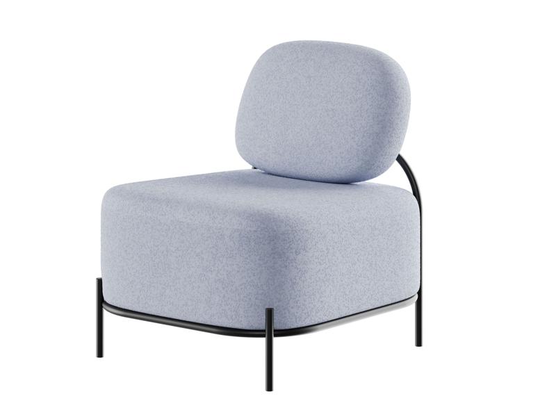 Джайв Диван одноместный JVE-1 Clarins 972/Металл Черный 670*720*770