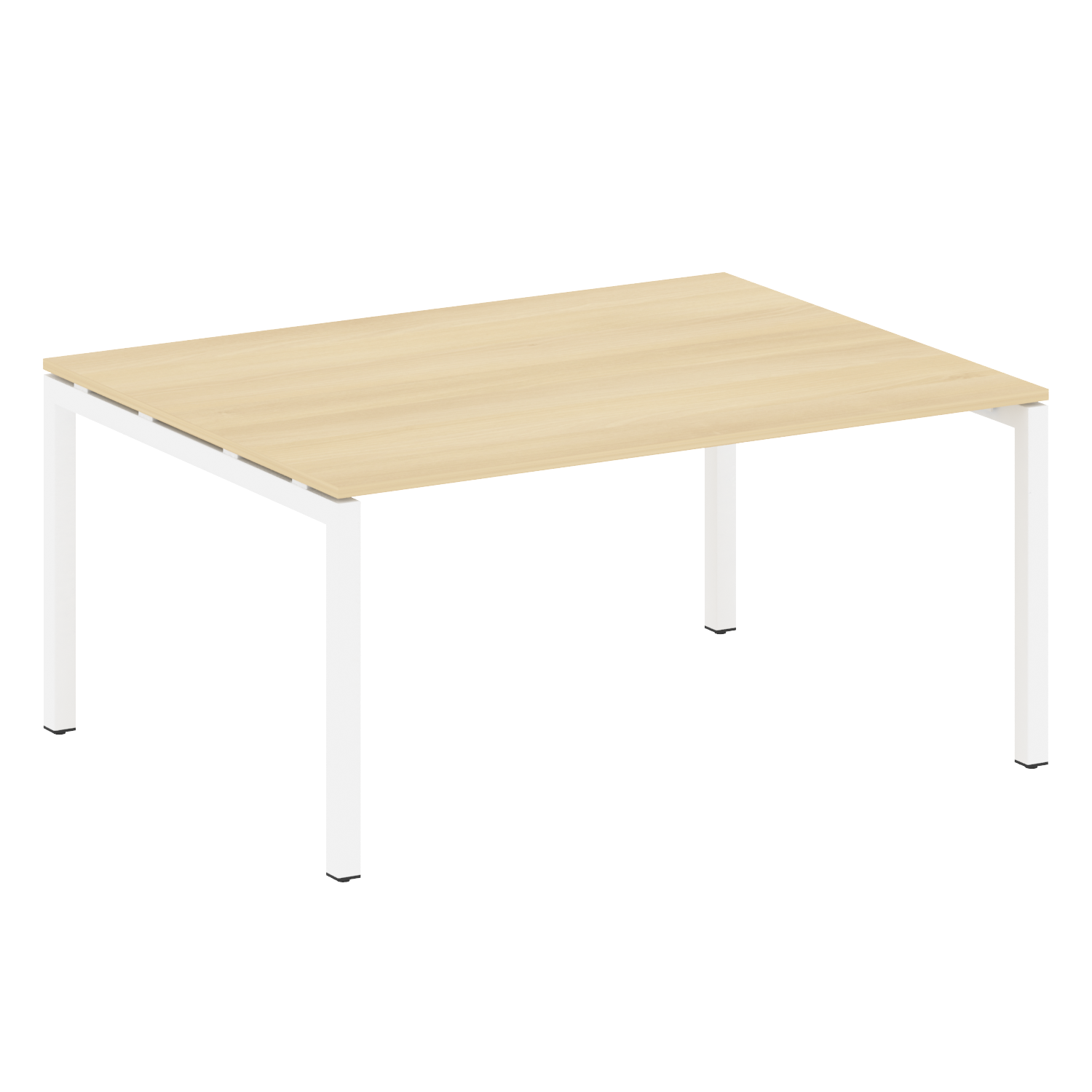 Метал Систем Куатро Переговорный стол (1 столешница) на П-образном м/к 50БП.ПРГ-1.4 Акация Лорка/Мет