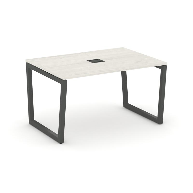 Style Project Стол переговорный SN-5T2.SPRG-002 Дуб Наварра/Металл Антрацит/Заглушка Металл Антрацит