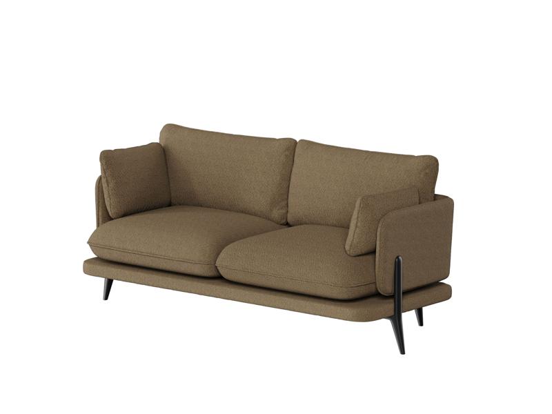 Поско Диван двухместный PSC-02 Merino 003/Металл Черный 2000*850*850