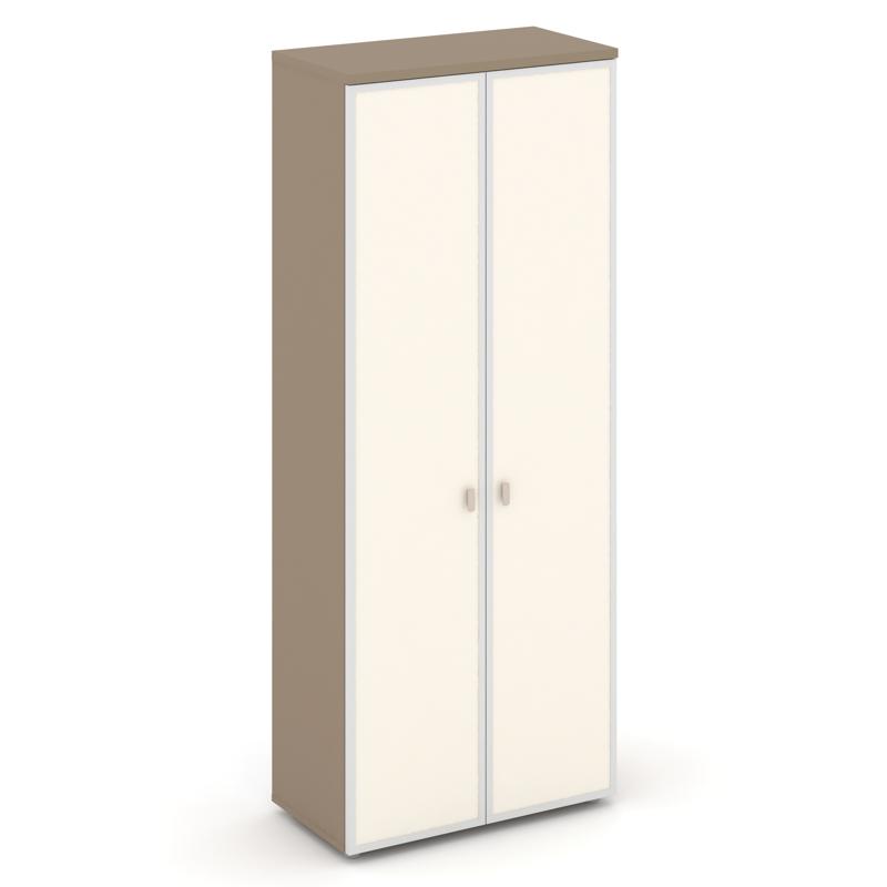 Эстетика Шкаф высокий широкий ES.ST-1.10R I Латте/Лакобель ivory 800*420*1977