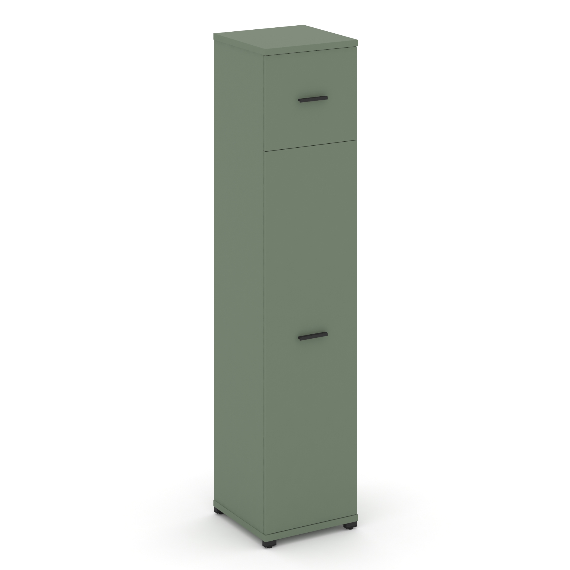 Концепт Шкаф 1 узкая секция, 5 ниш CN.STU-517 B Кобо/Металл Черный 420*420*1922