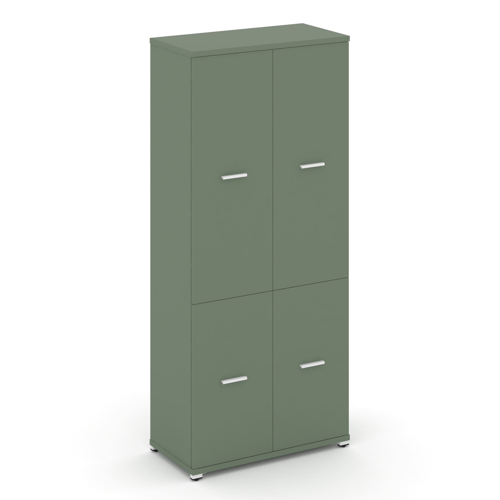 Концепт Шкаф 1 широкая секция, 5 ниш CN.STS-512 W Кобо/Металл Белый 836*420*1922