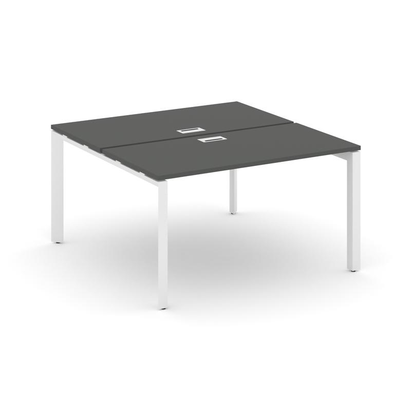 Стайл Проджект Рабочая станция двухсторонняя SN-59P.DRS-001 Антрацит/Металл Белый/Белый Заглушка 980