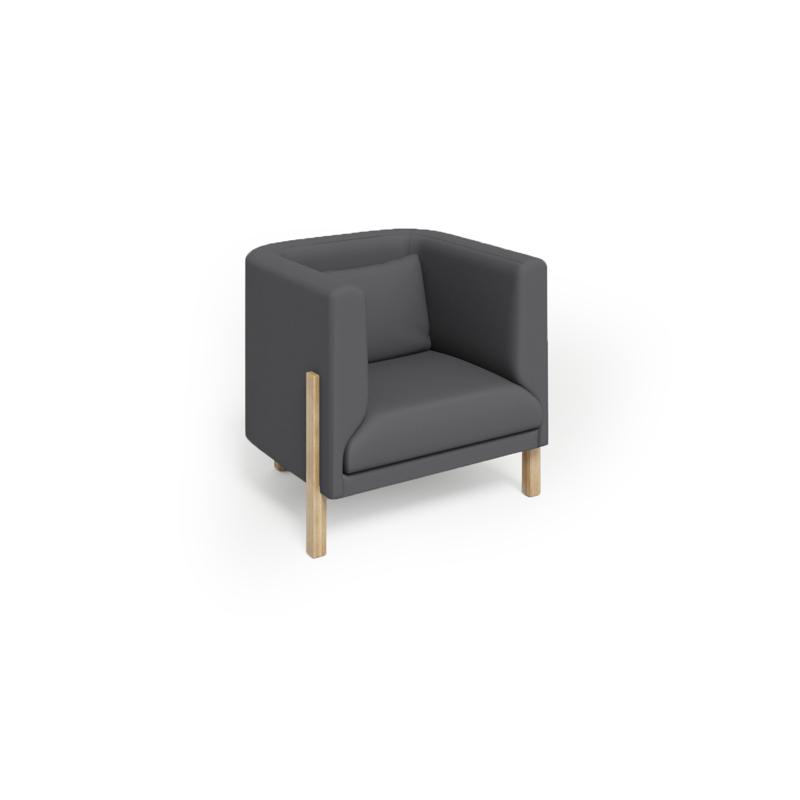 Бенто Кресло BNT-01 W-38/Массив Дуба 910*820*850