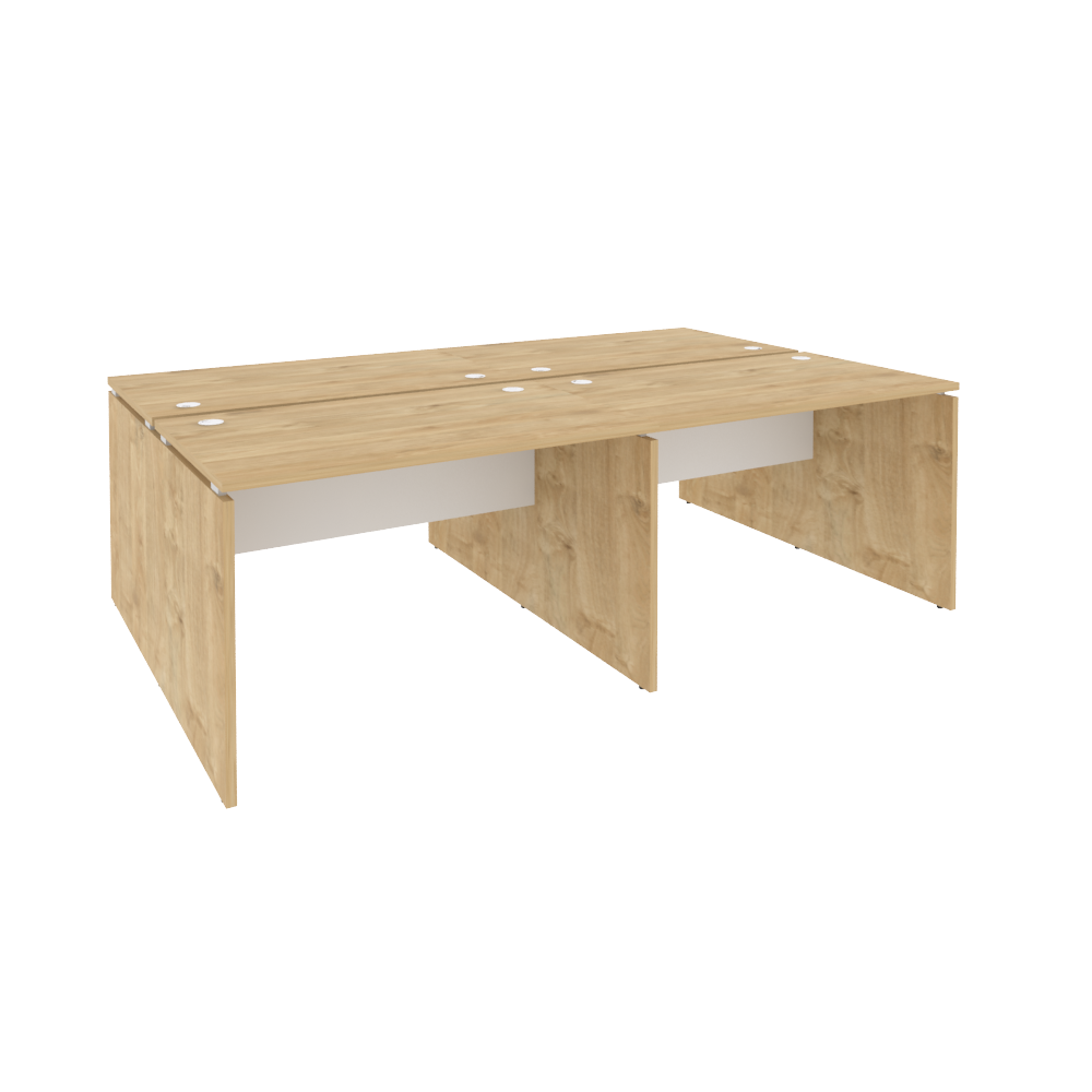 Оникс Рабочая станция O.D.RS-4.2.7 Тиквуд Светлый/Белый Бриллиант 2360*1475*750