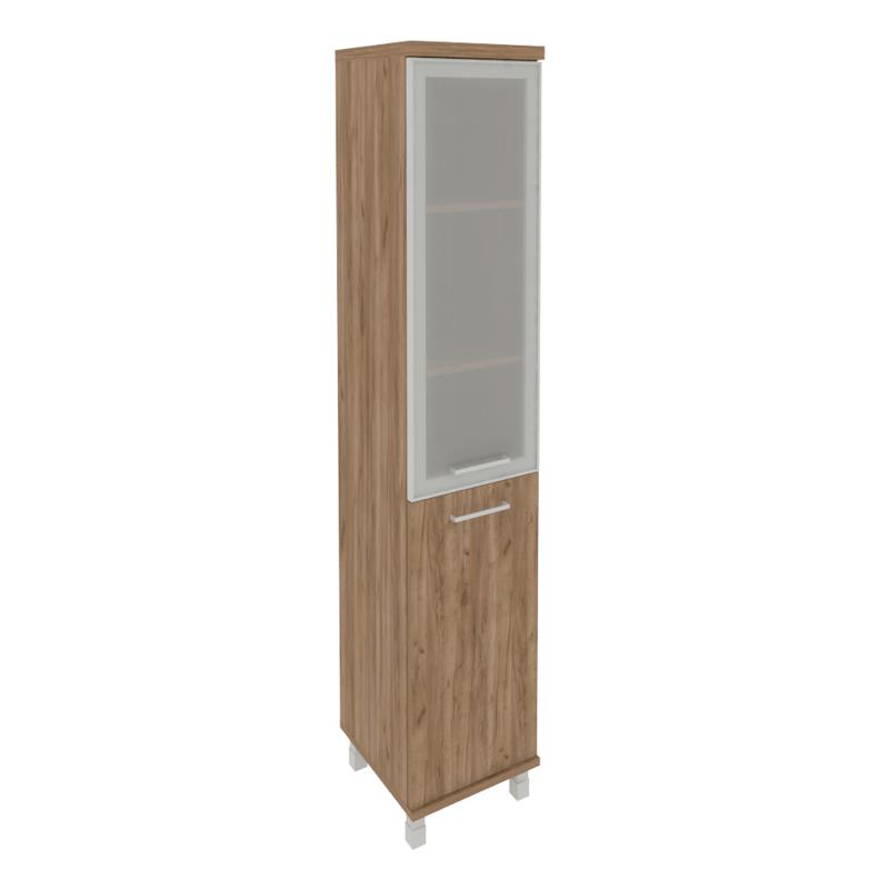 Фёст Шкаф высокий узкий левый KSU-1.2 R (L) Дуб Табак 401*432*2060