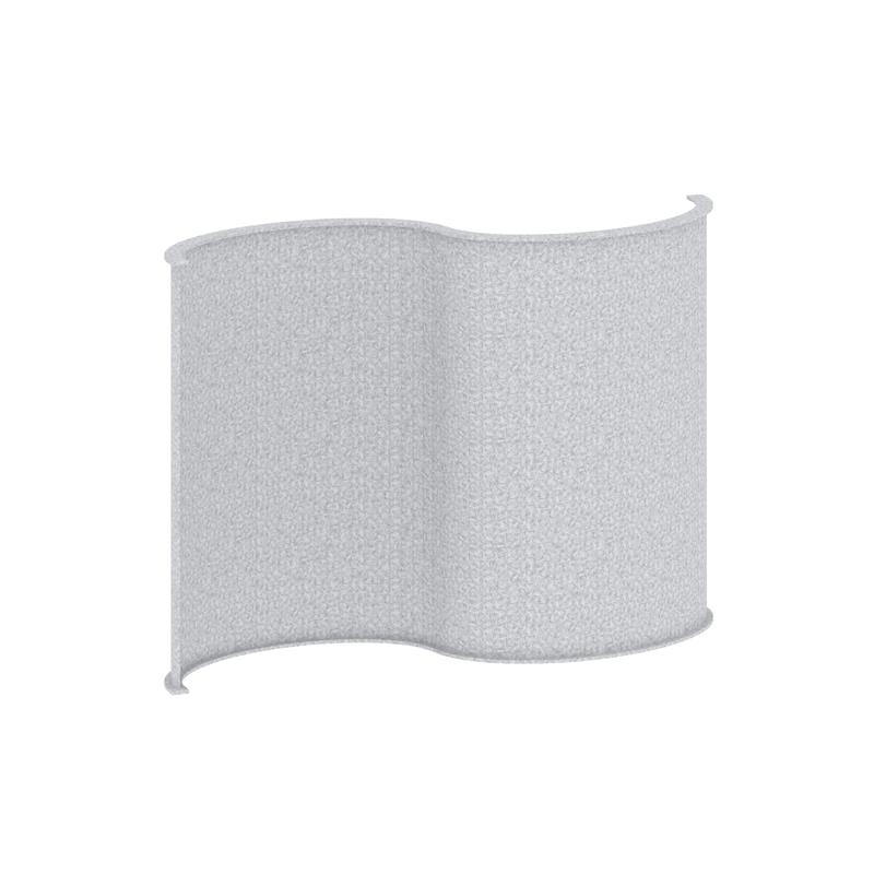 AcustiX Напольная S-образная перегородка VE.NSP-1400 AK04 Серый Ледник 1990*460*1400