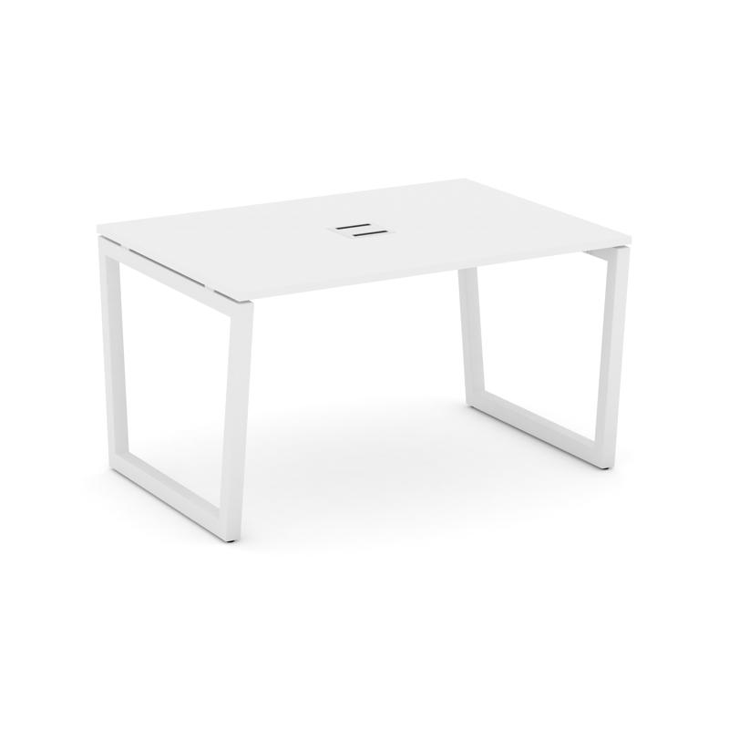 Style Project Стол переговорный SN-5T2.SPRG-002 Белый/Металл Белый/Заглушка Металл Белый 1180*980*75