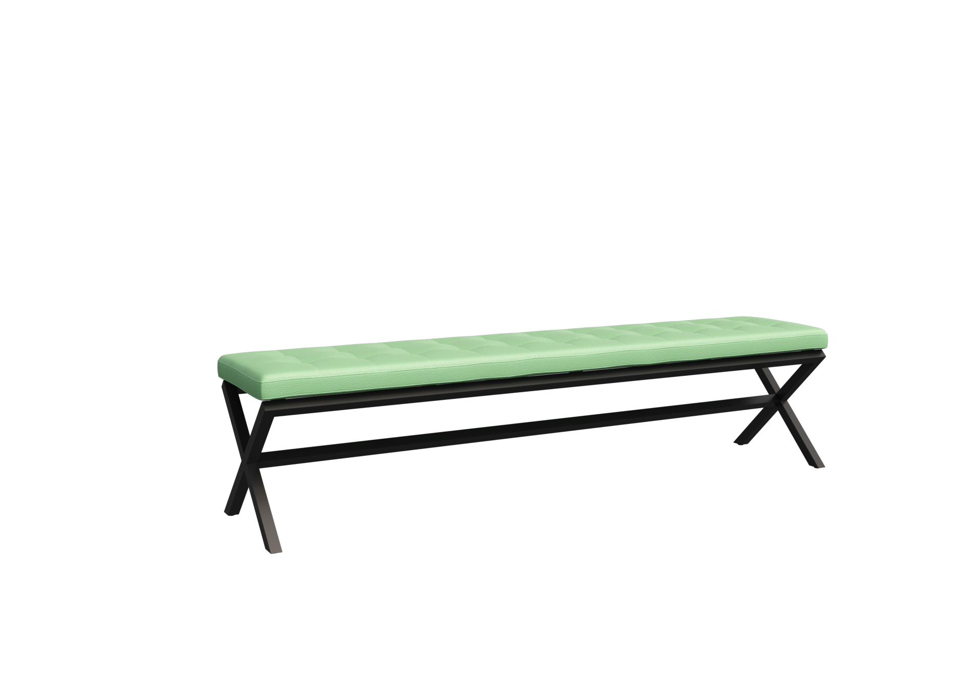 Некст Банкетка трехместная NLT.L-3 Kanzas 20/Металл Антрацит 1950*380*480