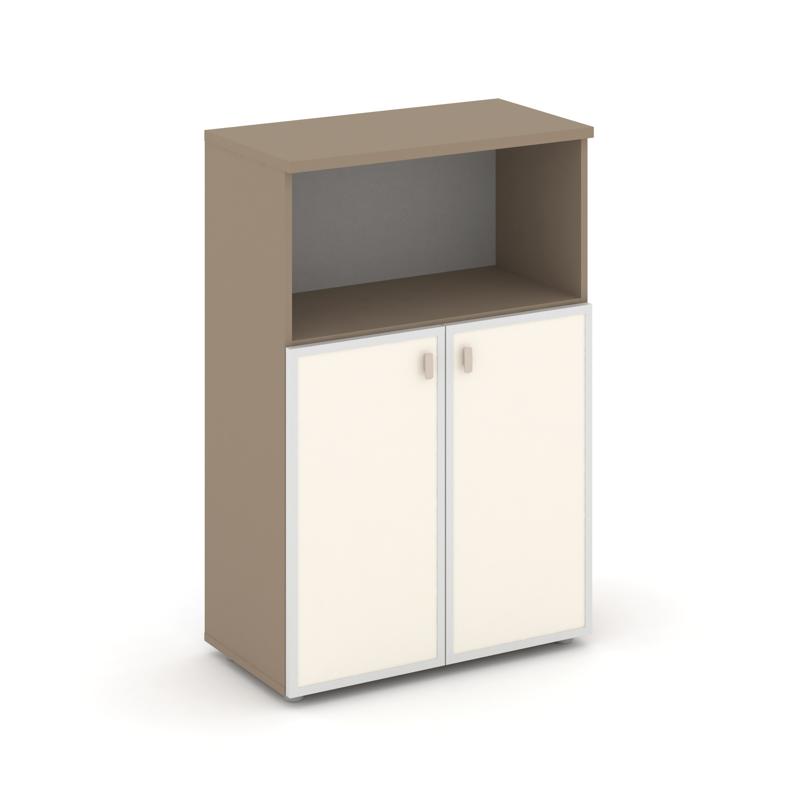 Эстетика Шкаф средний широкий ES.ST-2.2R I Латте/Лакобель ivory 800*420*1207