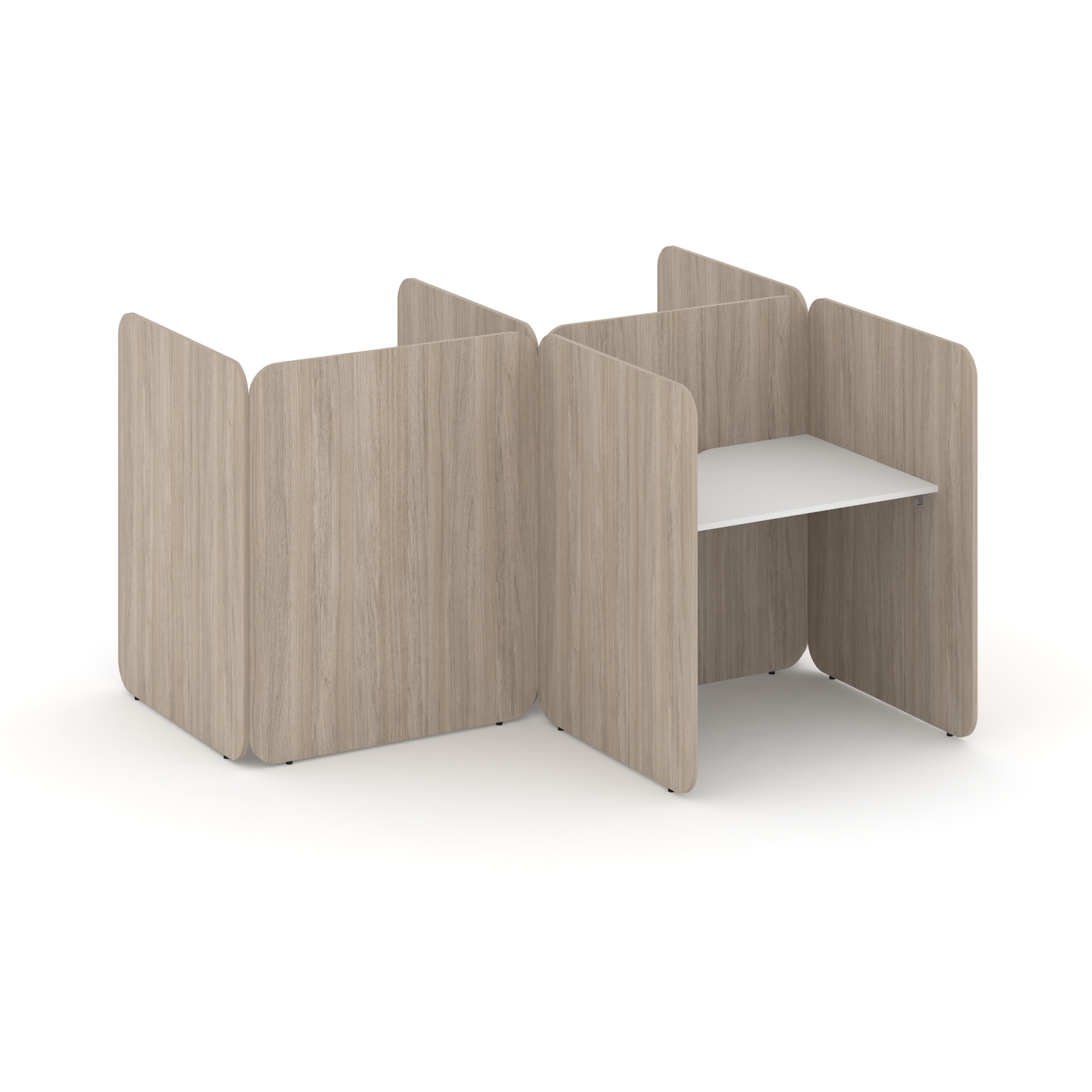 Bell Комплект №7 KCB.K-007 Белый Бриллиант/Дуб Аттик 1614*1800*1200