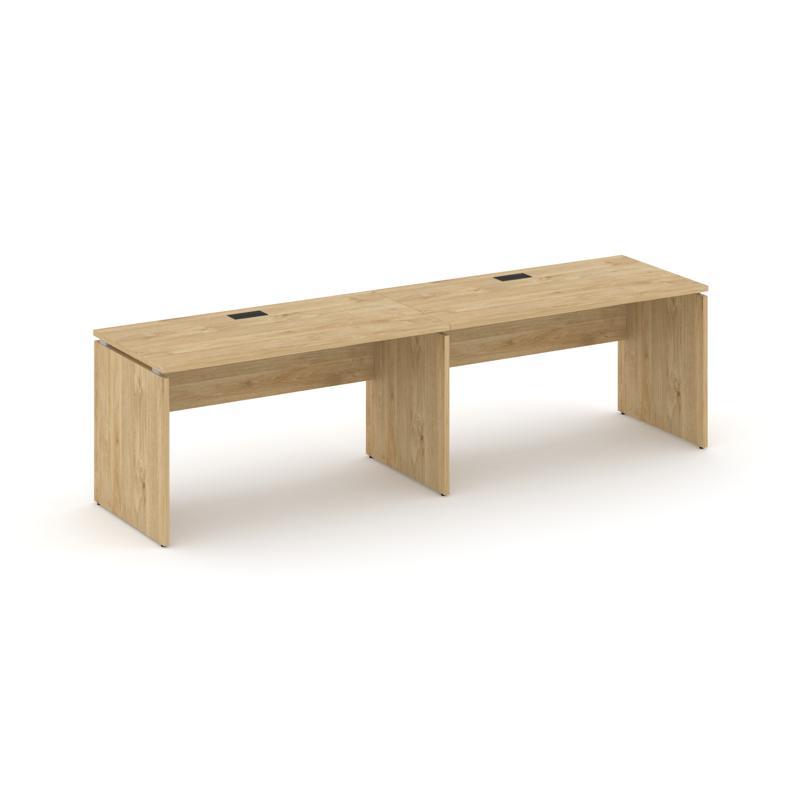 Style Project Рабочая станция 1 сторон. SN-D.ORS-002 Тиквуд Светлый/Черная Заглушка 2360*600*750