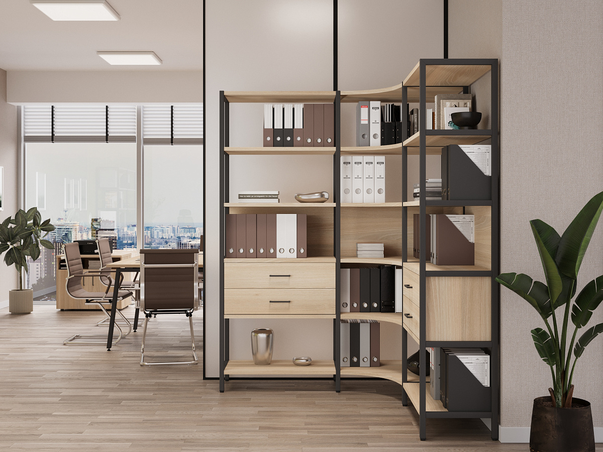 Офисная мебель Loft в декоре Акация Лорка — интерьер 4